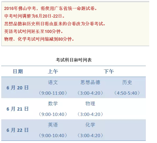 澳门知识专家谈广东省2016中考时间